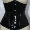 Heavy Duty Black PVC Underbust Corsets for Women Hourglass Waist Trainer (1)